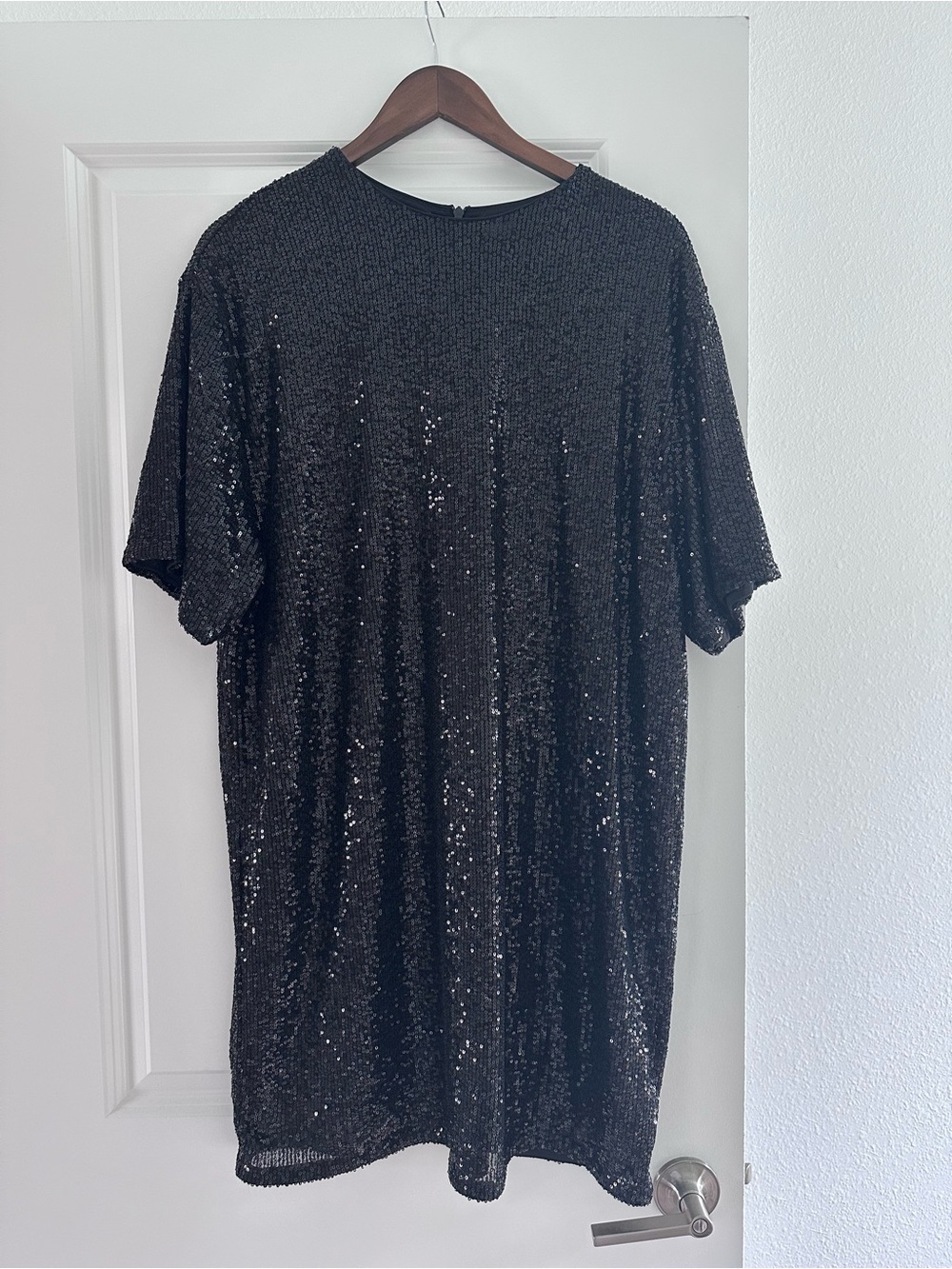 H&M Black Sequin Dress